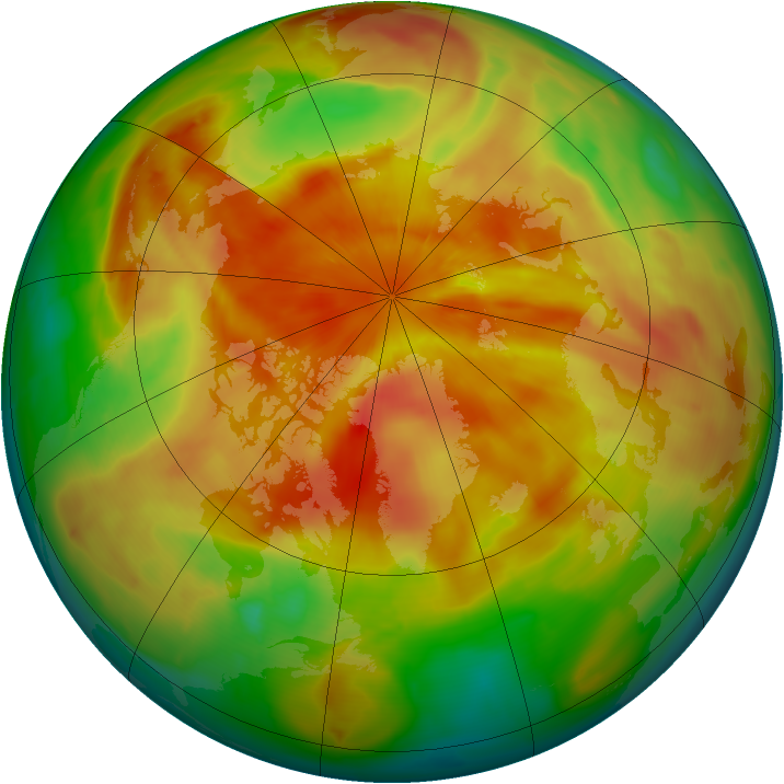 Arctic ozone map for 26 March 2009